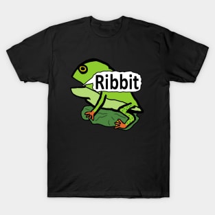 Funny Frog Ribbit T-Shirt